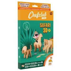 KIT BISCOTTI 3D SAFARI -CHEFCLUB