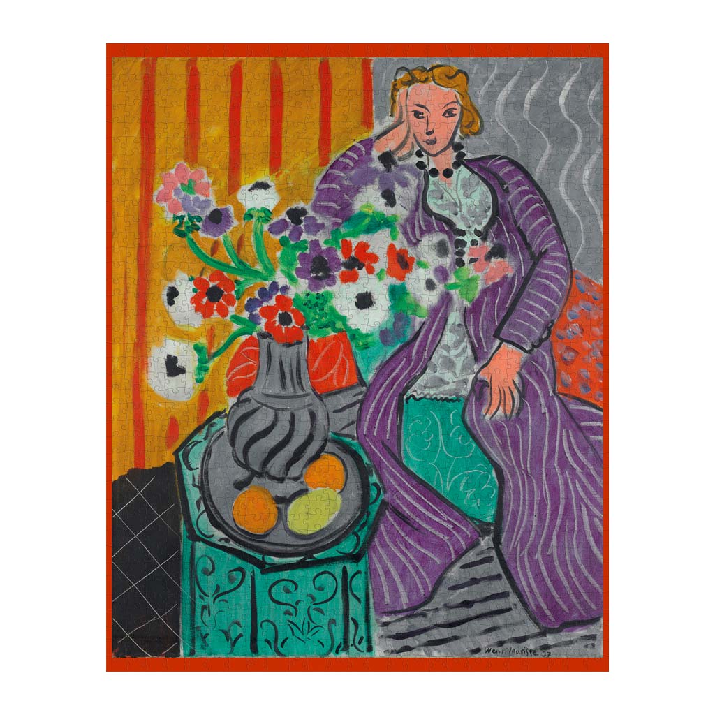 Matisse Purple Robe and Anemones – puzzle 1000 pezzi - immagine 4
