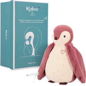Kaloo Pinguino Rosso Registratore Vocale e Rumori Bianchi