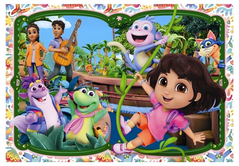Puzzle Dora 104 Pezzi Maxi Super Color Clementoni - immagine 3