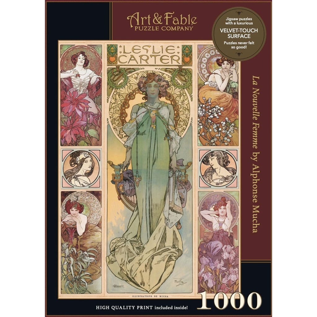 Puzzle Mucha – La Nouvelle Femme – 1000 pezzi Velvet-Touch - immagine 3
