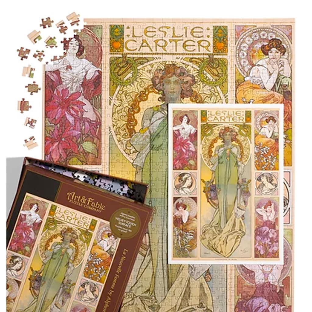 Puzzle Mucha – La Nouvelle Femme – 1000 pezzi Velvet-Touch - immagine 5