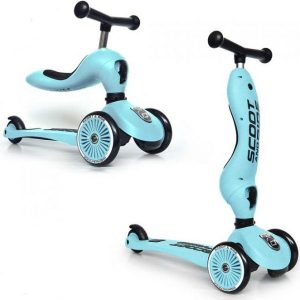 Scoot and Ride monopattino e cavalcabile 2 in 1- colore Blueberry