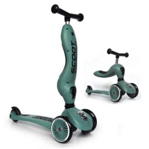 Scoot and Ride monopattino e cavalcabile 2 in 1-Colore Forest