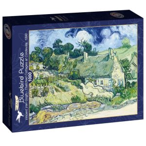 Van Gogh puzzles 1000 pz: Casolari con il tetto di paglia a Cordeville
